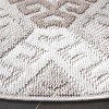 Global GLB610 Power Loomed Indoor Area Rug - Grey/Ivory Taupe - 6'7" Round - Safavieh - 3 of 3