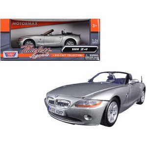 BMW Z4 Silver 1/24 Diecast Model Car by Motormax - 1 of 3