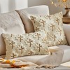 REGALWOVEN Maple Leaves Embroidery Soft Plush Throw Pillow Covers  1 Pc - 2 of 4