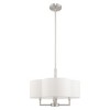 Livex Lighting Chelsea 4 - Light Chandelier in  Brushed Nickel - 2 of 4