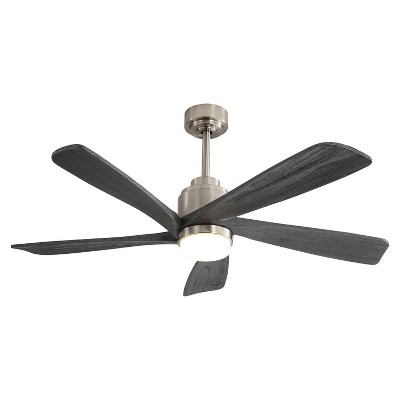 BestParts 52" Ceiling Fan with LED Light - 6-Speed ​​Bi-Directional DC Motor, Solid Wood Blades, Remote Control