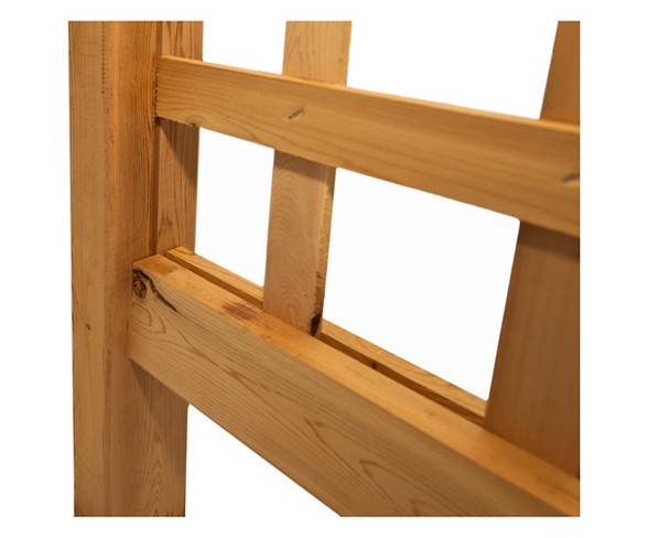 Rosewood 24" Cedar Arbor - Brown - New England Arbors
