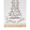 Carved Wood Pine Tree Wall Art 19"H - 3 of 3