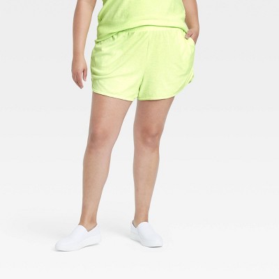 Women's Plus Size Loop Terry Shorts - Ava & Viv™