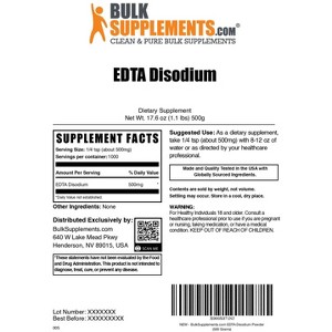 BulkSupplements Disodium EDTA Powder - 1 of 4