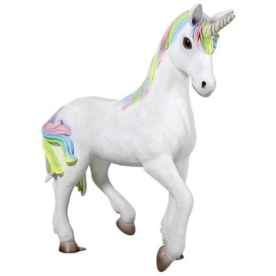 Design Toscano Shimmer The Mystical Magical Standing Unicorn Statue - Multicolored