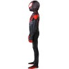 HalloweenCostumes.com Child Marvel Miles Morales Zentai Suit Costume | Spider-Man Costumes - 2 of 4