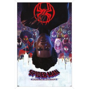 Trends International Marvel Spider-Man: Across the Spider-Verse - Official One Sheet Framed Wall Poster Prints - 1 of 4