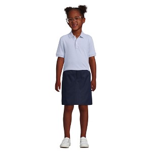 Lands' End School Uniform Kids Short Sleeve Mesh Polo Shirt - 1 of 4