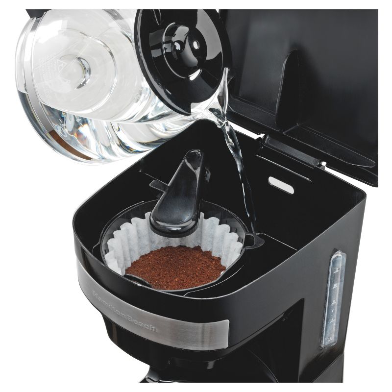 Hamilton Beach 12 Cup Programmable Coffee Maker - Black - 46290, 4 of 14
