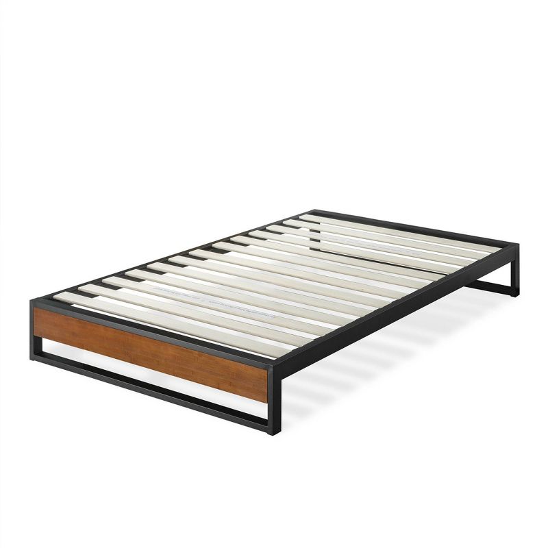 Suzanne Platform Bed Frame without Headboard Black - Zinus, 4 of 5