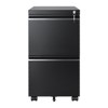 2-Drawer Mobile File Cabinet with Lock,, Space-Saving Document Organizer Fits Letter/A4/Legal Files - 2 of 4