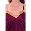 ADR Women's Satin Pajamas, Cami Top Pj Set with Sleep Mask - 2 of 3