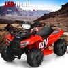 Infans 6V Kids ATV Quad Electric Ride On Car Toy Toddler w/LED Light & MP3 - 3 of 4
