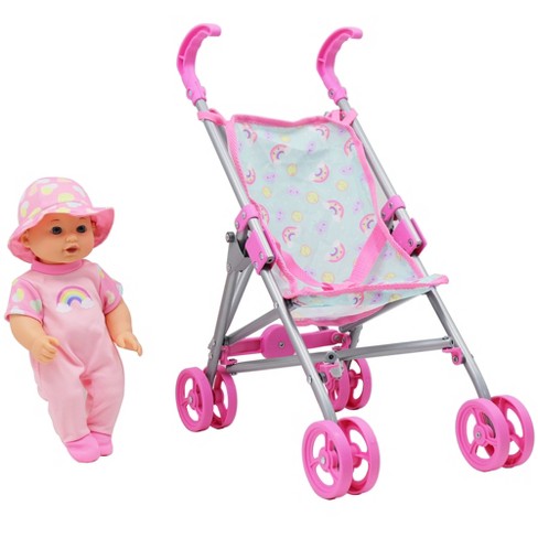 Dream Collection Stroller Set With 12 Baby Doll Gi go Dolls Kids Playset 3 Target