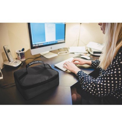 HotLogic Mini Black Insulated Portable Electric Lunch Tote