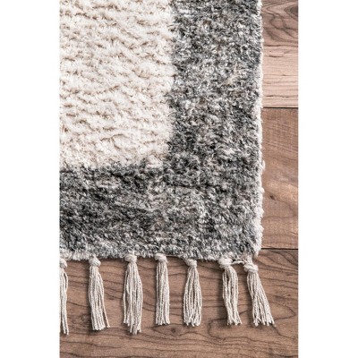 Elegant Ivory Viscose and Cotton 5' x 8' Reversible Flat Woven Area Rug