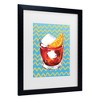 Trademark Fine Art - Alice Straker  Negroni Blue Matted Framed Art - 3 of 4