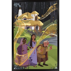 Trends International Disney Wish - Collage Poster 1 (Family) Framed Wall Poster Prints - 1 of 4