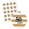Big Dot of Happiness We Still Do - 50th Wedding Anniversary - Party Favor Gift Tags (Set of 20) - 2 of 4