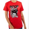 Cool Kanji Style Betty Boop Love Womens Graphic T Shirt Tees Brisco Brands - 2 of 3