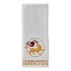 2pc Vern Yip Zodiac Hand Towel Set White - SKL Home - 3 of 4