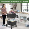 Shopping Cart with Shelf and Double Basket - 4 of 4