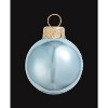 Northlight 40ct Sky Blue Shiny Finish Glass Christmas Ball Ornaments - 1.5" (40mm) - 2 of 4