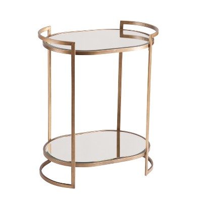 Gaynor Small Space Bar Table Gold - Aiden Lane