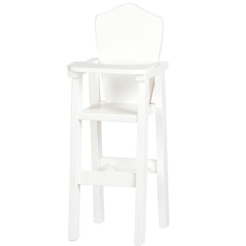 White Wood High Chair  . Average Rating:3Out Of5Stars, Based On2Reviews2Ratings.