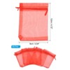 Unique Bargains Drawstring Mini Gift Candy Christmas Party Wedding Organza Bags 50 Pcs - 2 of 4