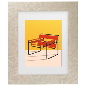 Trademark Fine Art - Rosi Feist  Wassily Chair Marcel Breuer Matted Framed Art - 1 of 4