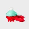 8" Crab with Hat Stuffed Animal - Gigglescape™: Polyester, Zoo Animal Theme, 1 Year+, 8.5" Height, 350g Weight - 3 of 3