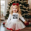 The Juniper Shop Santa's Little Helper Words Youth Long Sleeve Tee - 2 of 3