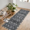 Metro Collection Area Rug - Non Slip, Stain Resistant, Washable Floral Design, Ideal for High Traffic Areas In Living Room, Bedroom - 2 of 4
