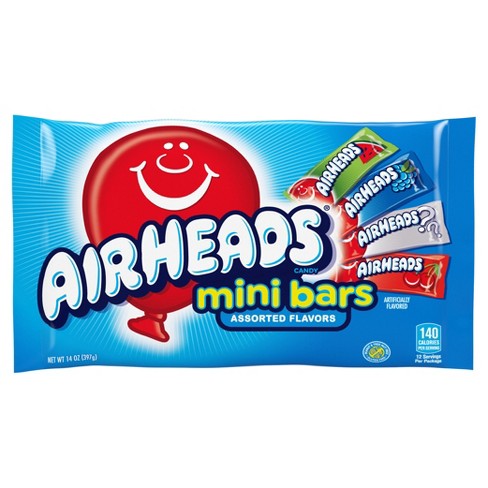 Airheads Candy, Assorted, Mini Bars - 12 oz