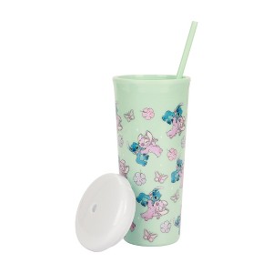 Lilo & Stitch Wraparound Lilo and Angel 26 Oz. Stainless Steel Semi-Dome Cup - 1 of 4