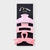 Girls' 3pk Bow Claw Clip Set - art class™ Pink: Hair Styling, Solid Pattern, All Hair Types - 2 of 3