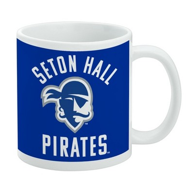 Seton Hall Pirates Ceramic Coffee Mug Novelty Gift Mugs for Coffee Tea and Hot Drinks 11oz White