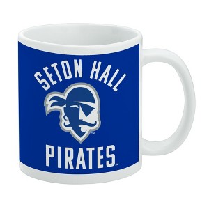 Seton Hall Pirates Ceramic Coffee Mug Novelty Gift Mugs for Coffee Tea and Hot Drinks 11oz White - 1 of 4