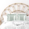 PiccoCasa Envelope Closure Satin Ruffled Pillowcase 2 Pcs - 2 of 4