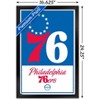 Trends International NBA Philadelphia 76ers - Logo 21 Framed Wall Poster Prints - 3 of 4