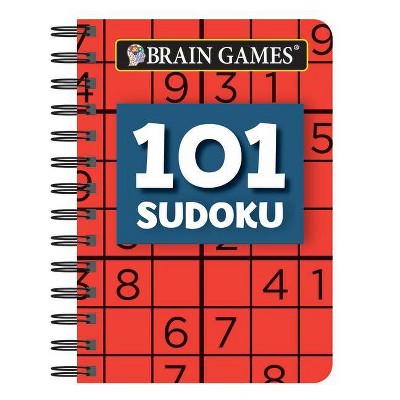 Brain Games Mini - 101 Sudoku - by  Publications International Ltd & Brain Games (Spiral Bound)