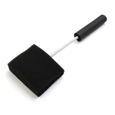 Unique Bargains Plastic Handle Mini Double Sponge Cleaning Brush Aquarium Fish Tank Accessaries