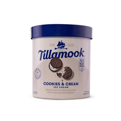 Tillamook Cookies & Cream Ice Cream - 48oz