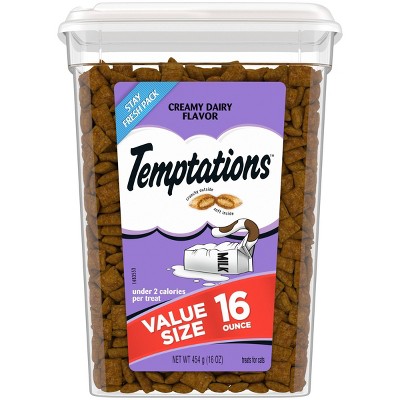 Temptations Creamy Milk Crunchy Cat Treats