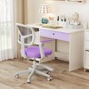 Costway Kids Desk Chair Children Study Chair with Adjustable Height, Armrest & Footrest Purple/Pink/Green/Gray/Blue - 4 of 4