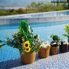 KTMBDW Ceramic Planter Set of 3 with Drainage Hole for Plants, Modern Indoor-Outdoor Round Flower Pot - 2 of 4