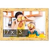 PosterPalooza | Shabby Chic Yellow Picture Frame - UV Acrylic, Backing Board, Hanging Hardware Included - 2 of 4