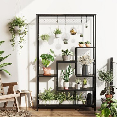 Indoor Plant Stand, 5-Tier 70.9" Large Metal Plant Shelf Display Rack